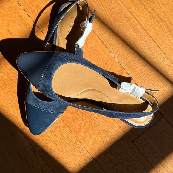 Talbots Shoes - Talbots Blue Flats Classic Loafers